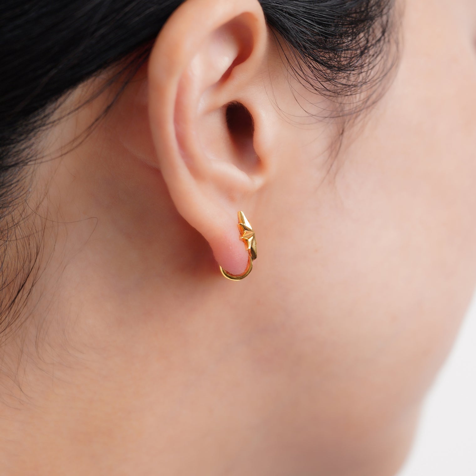little star earring (gold)