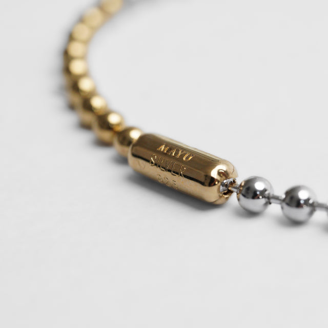 【an-other】3.5mm ball chain bracelet(gold / silver)