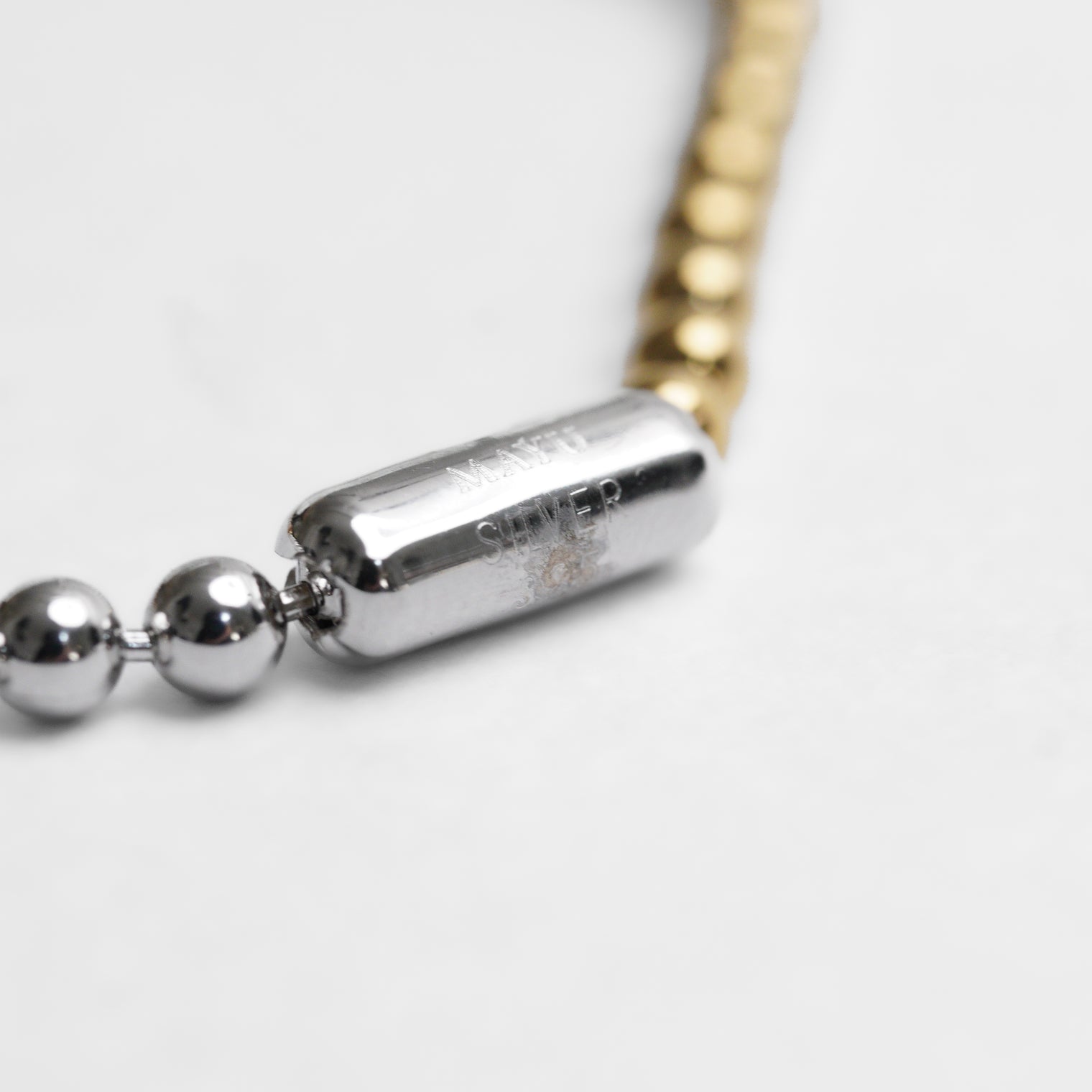 【an-other】3.5mm ball chain bracelet(gold / silver)