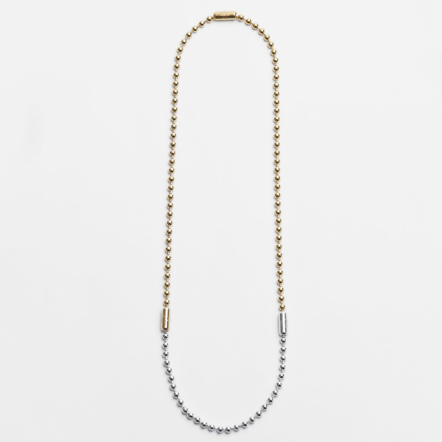 【an-other】3.5mm ball chain necklace(gold / silver)