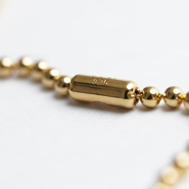 【an-other】3.5mm ball chain necklace(gold / silver)