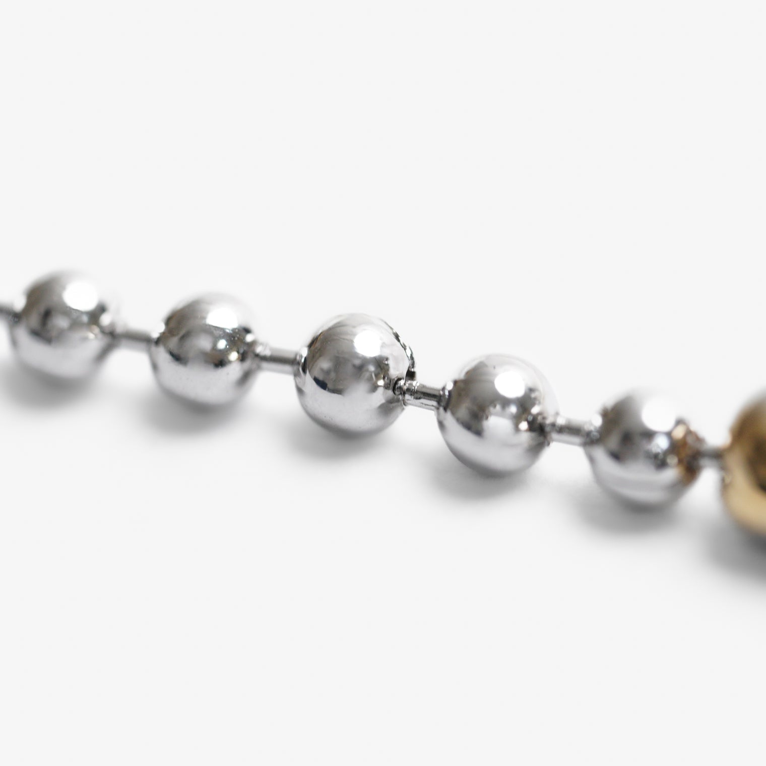 【an-other】3.5mm ball chain necklace(gold / silver)