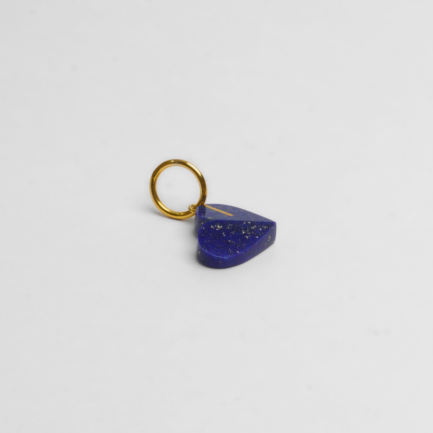 【 One of a kind 】Heart charm (Lapis lazuli)