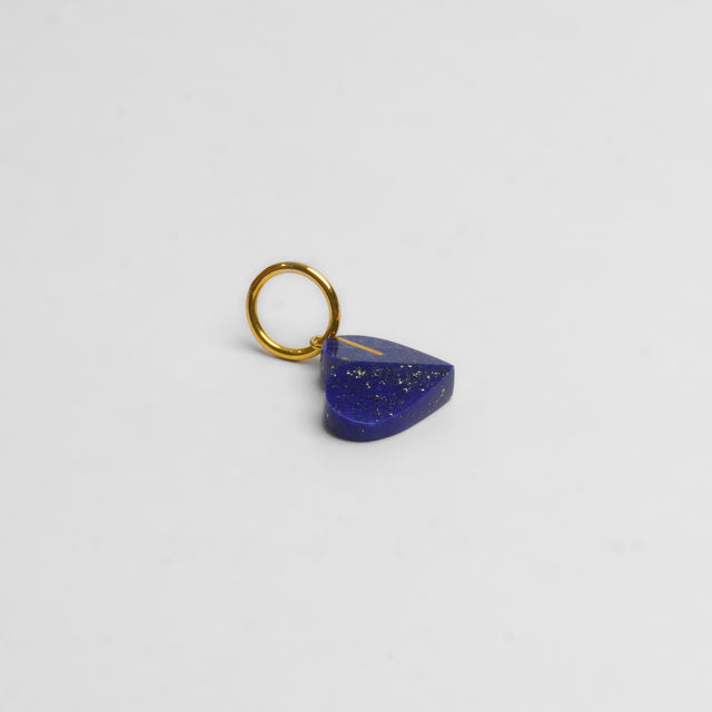 【 One of a kind 】Heart charm (Lapis lazuli)