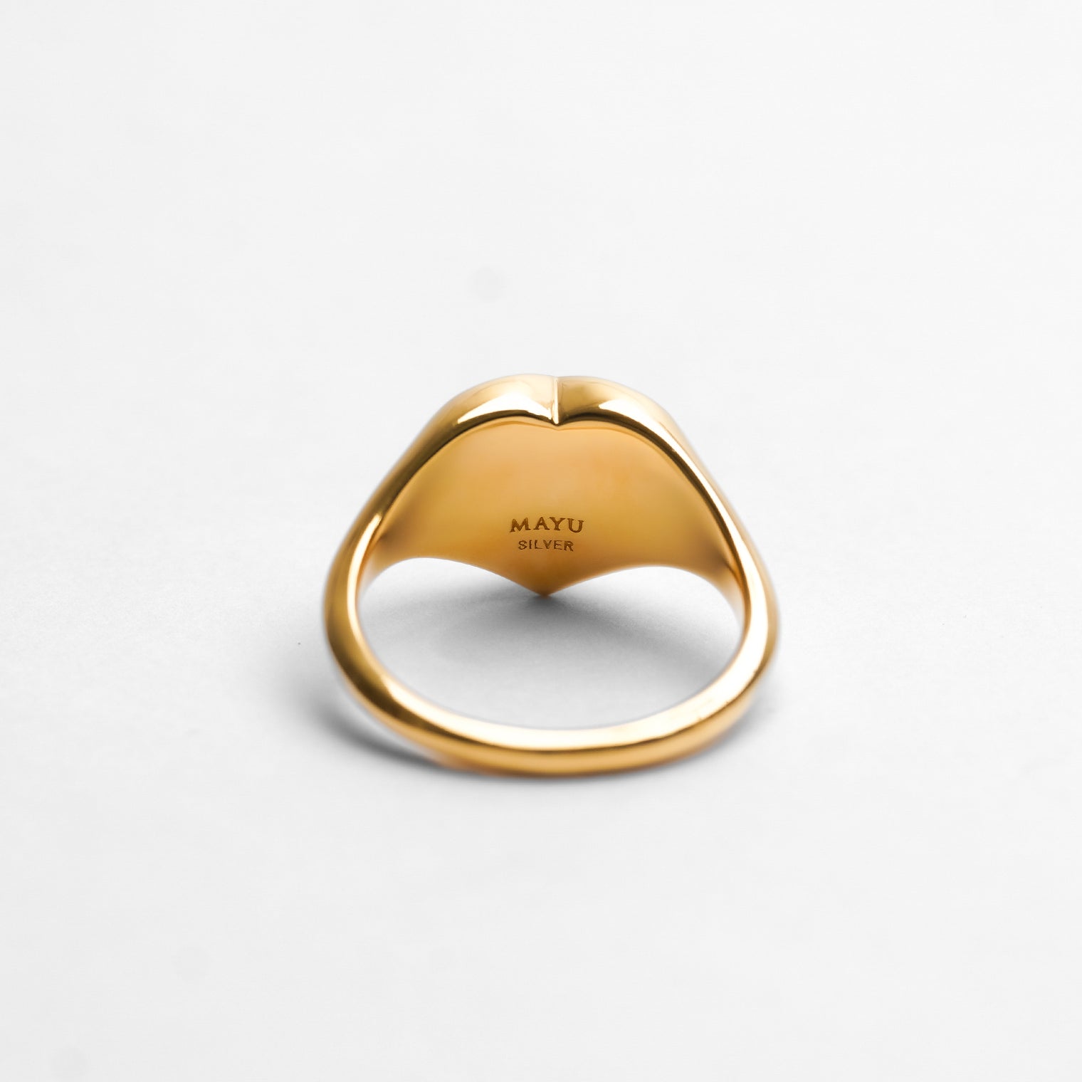 Heart signet ring ( gold )