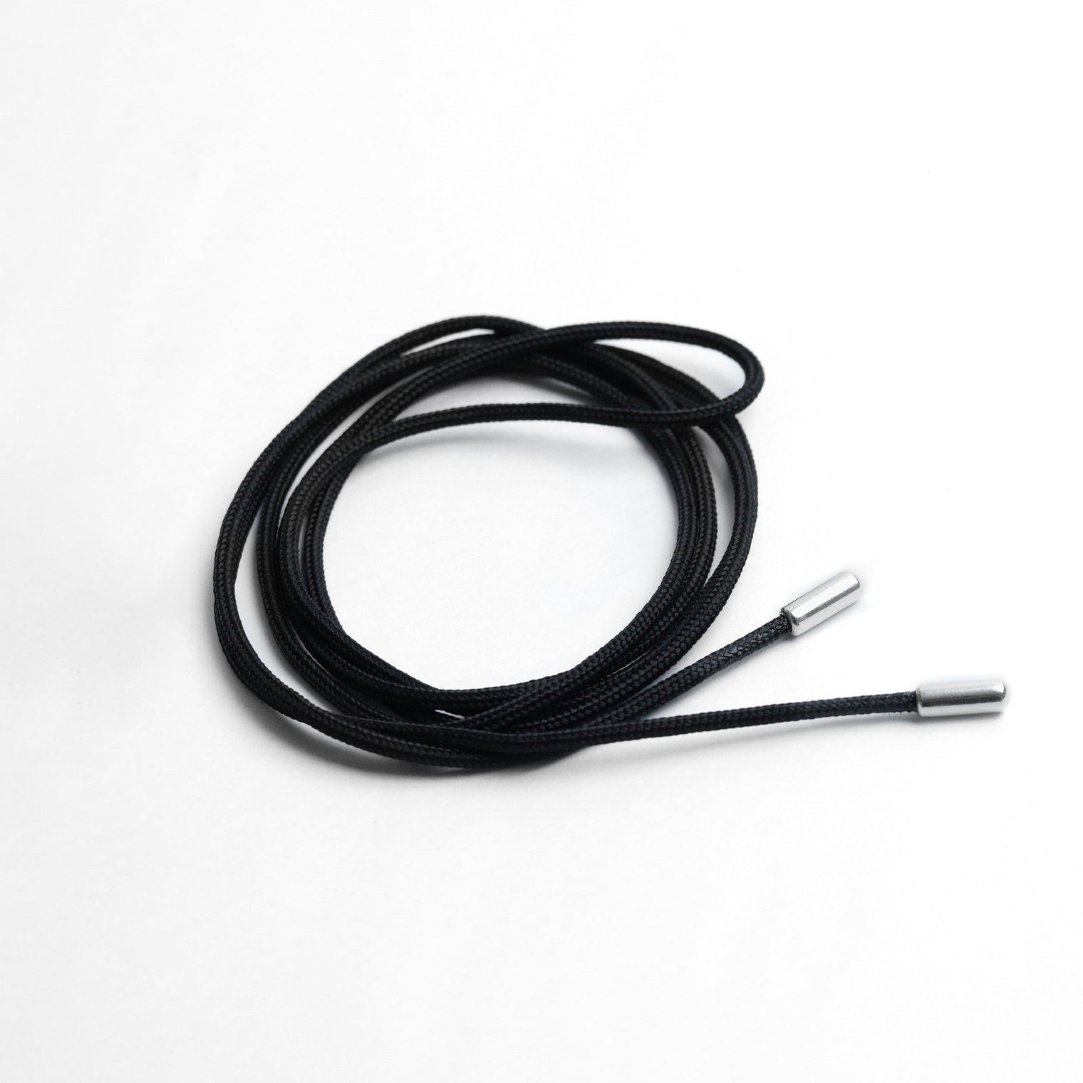 Cord necklace & Big heart charm(silver)