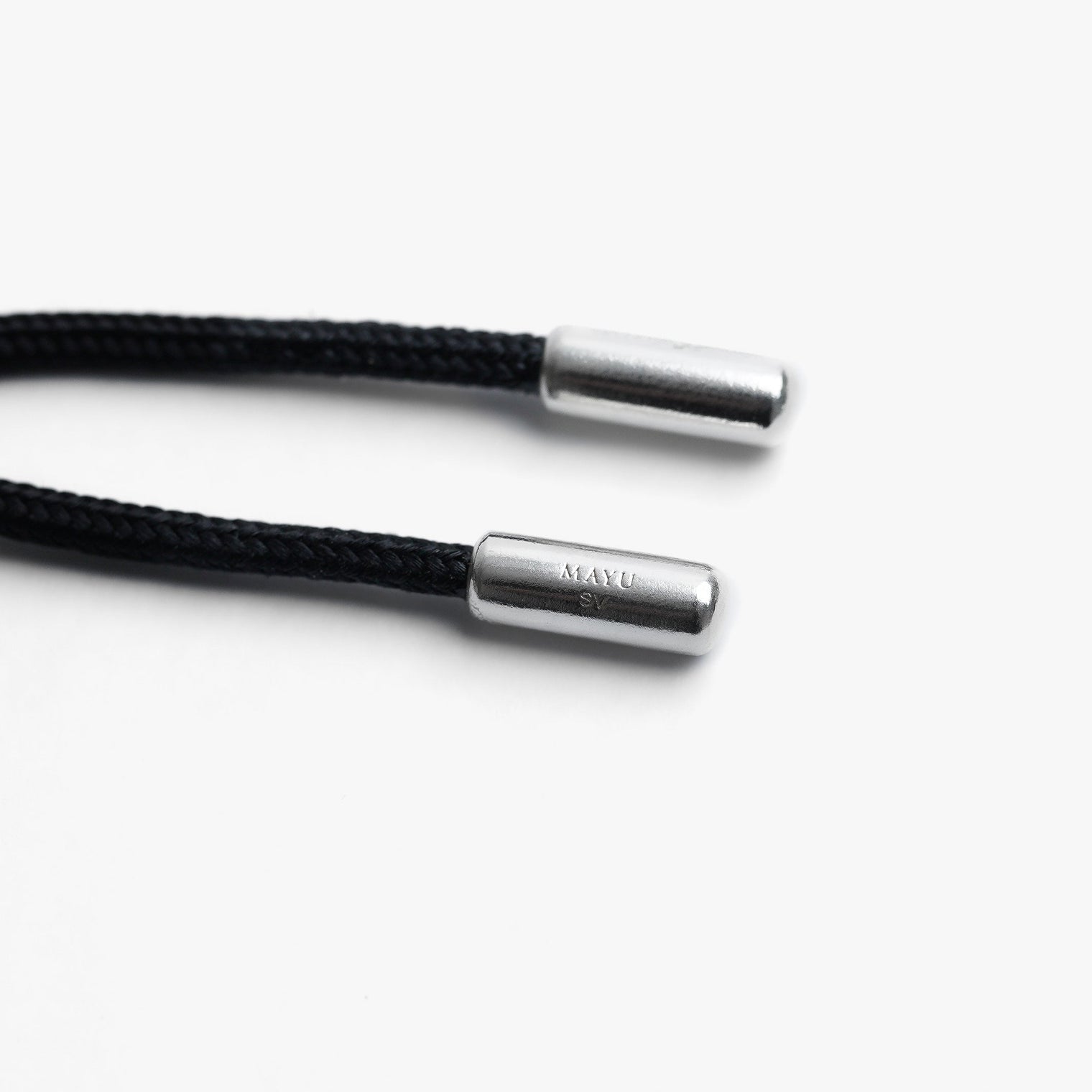 Cord necklace & Big heart charm(silver)