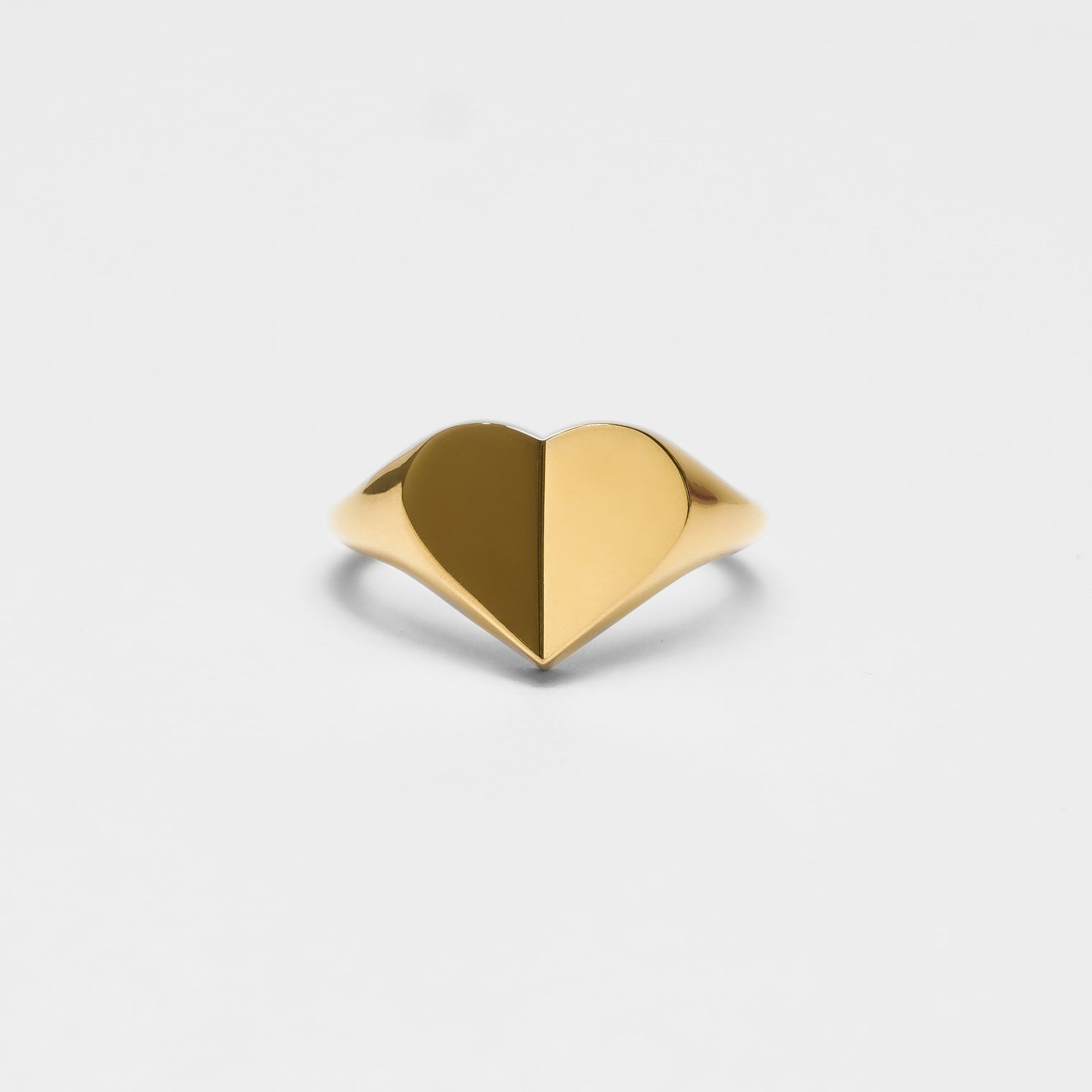 Heart signet ring ( gold )