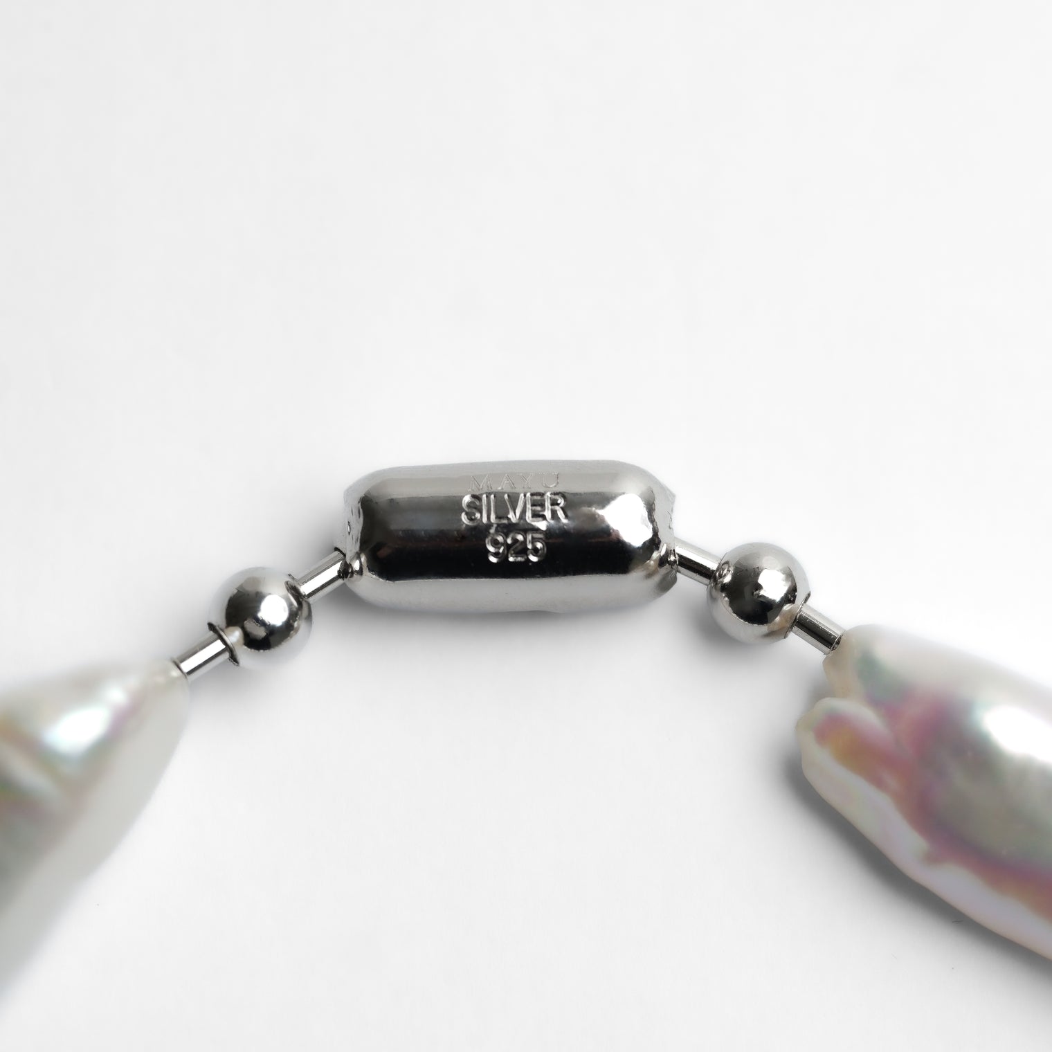 LIMITED COLLECTION Freshwater pearl ball chain necklace(deluxe)