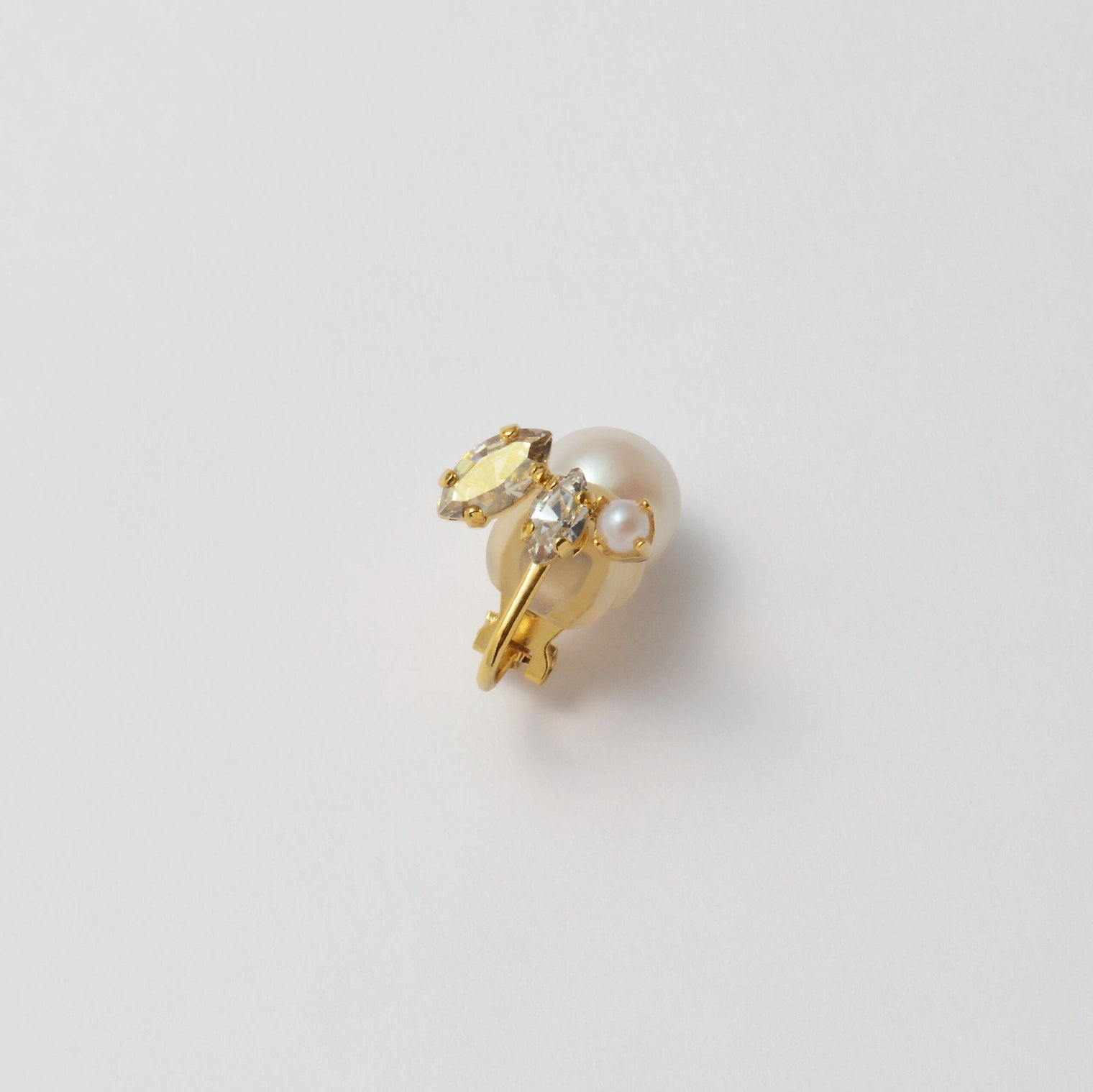 bijoux crystals pearl earring