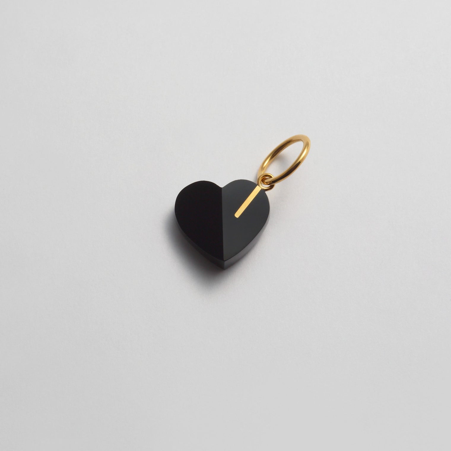 Heart charm (Onyx)