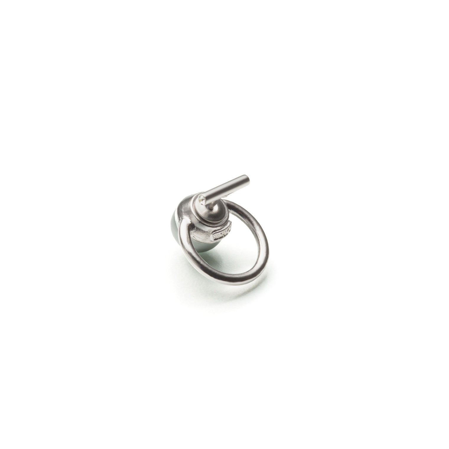 hoop catch pierce (10mm bar / 16mm hoop / silver)