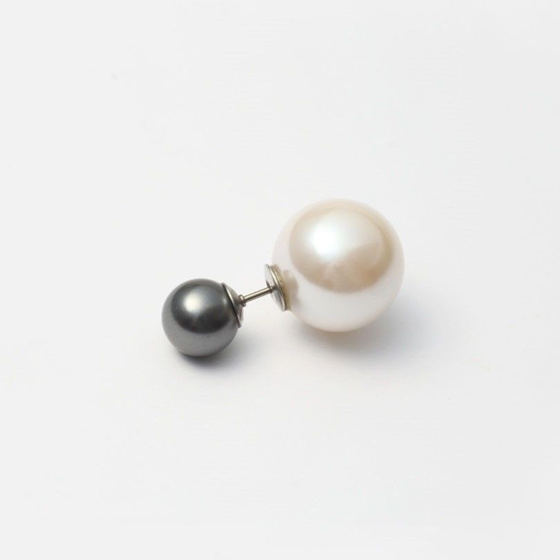 basic pearl rivets (8mm dark gray pearl × 14mm white pearl)