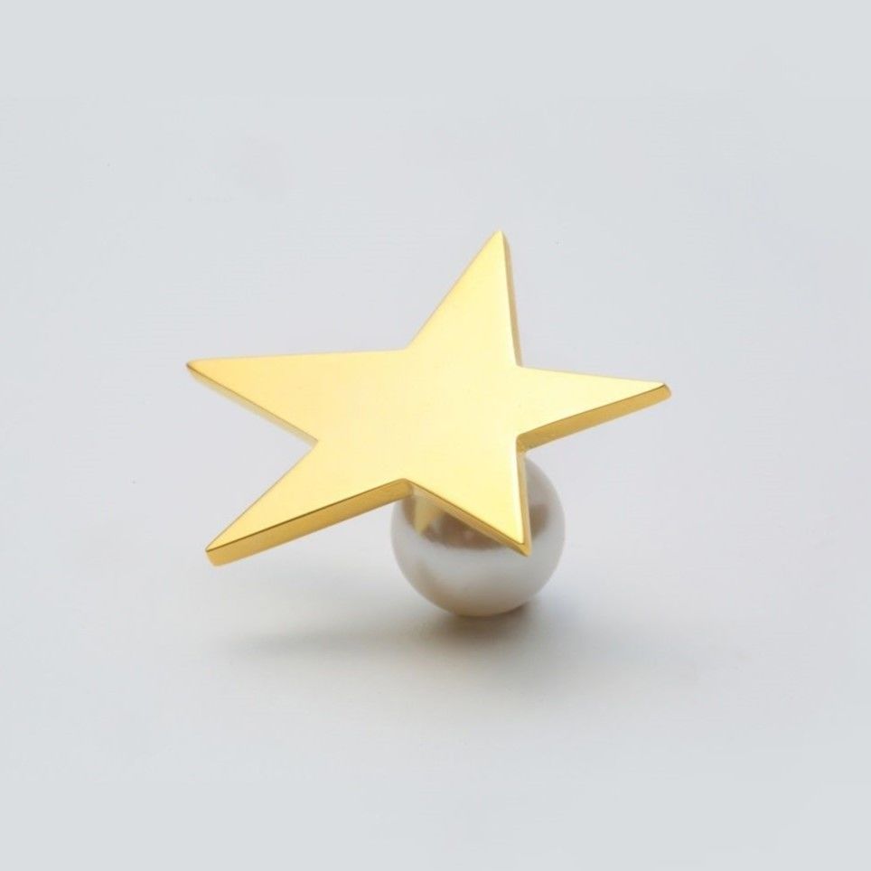 star pierce (large / gold)