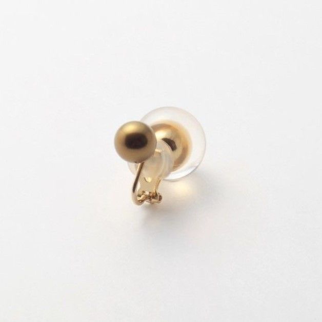 inclusion earring(gold inclusion catch)