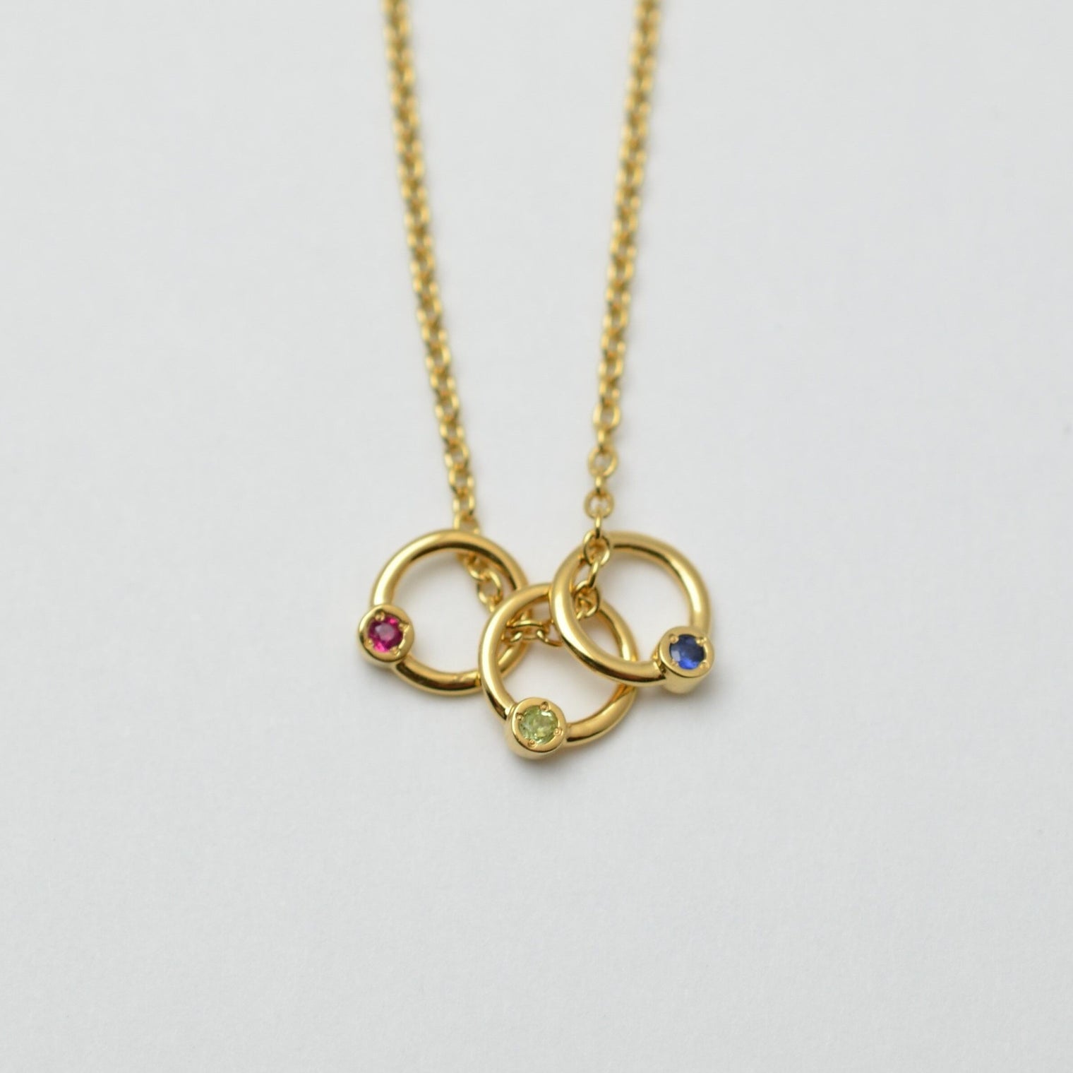 Birthstone ring charm 7-9