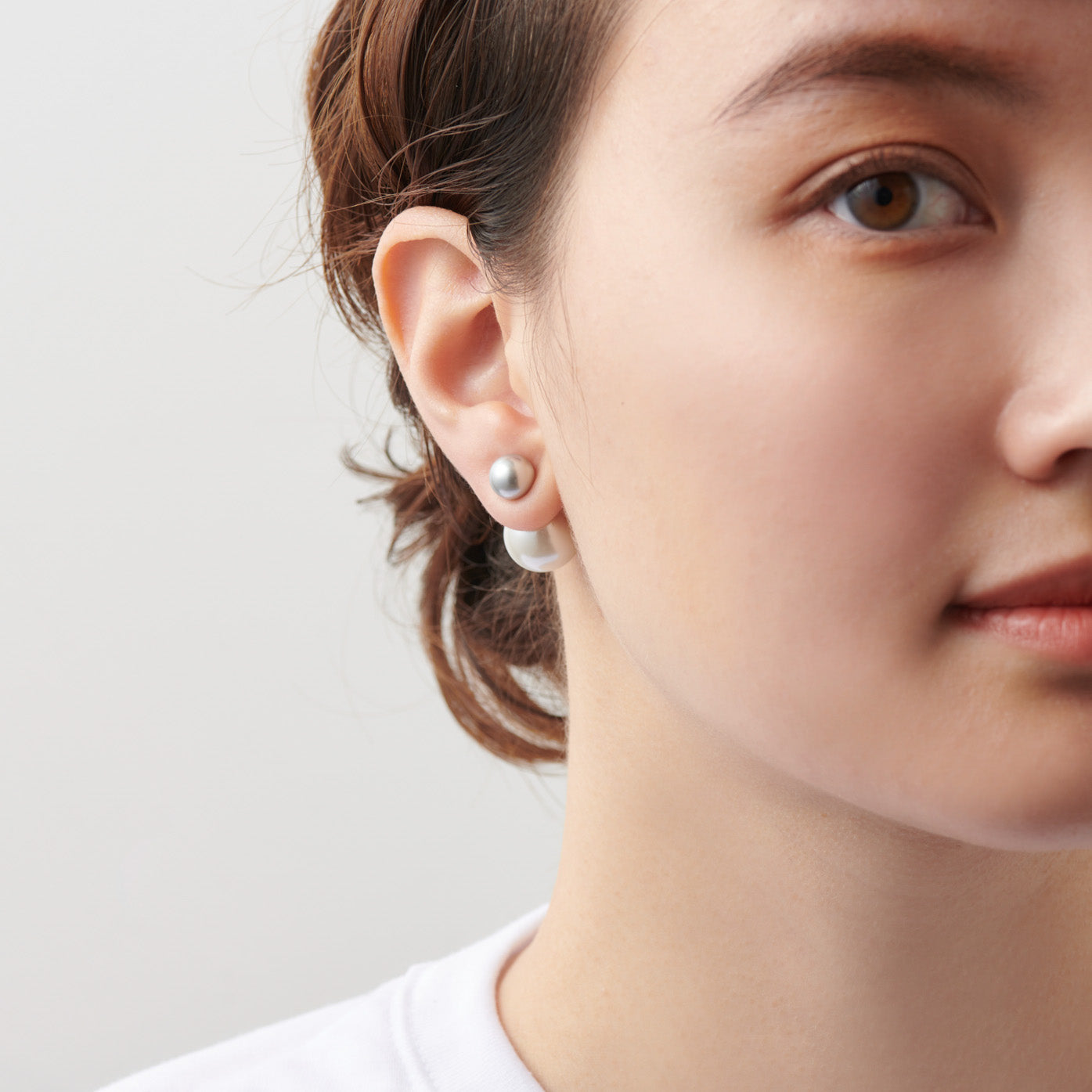 basic pearl rivets (8mm light gray pearl × 14mm white pearl)