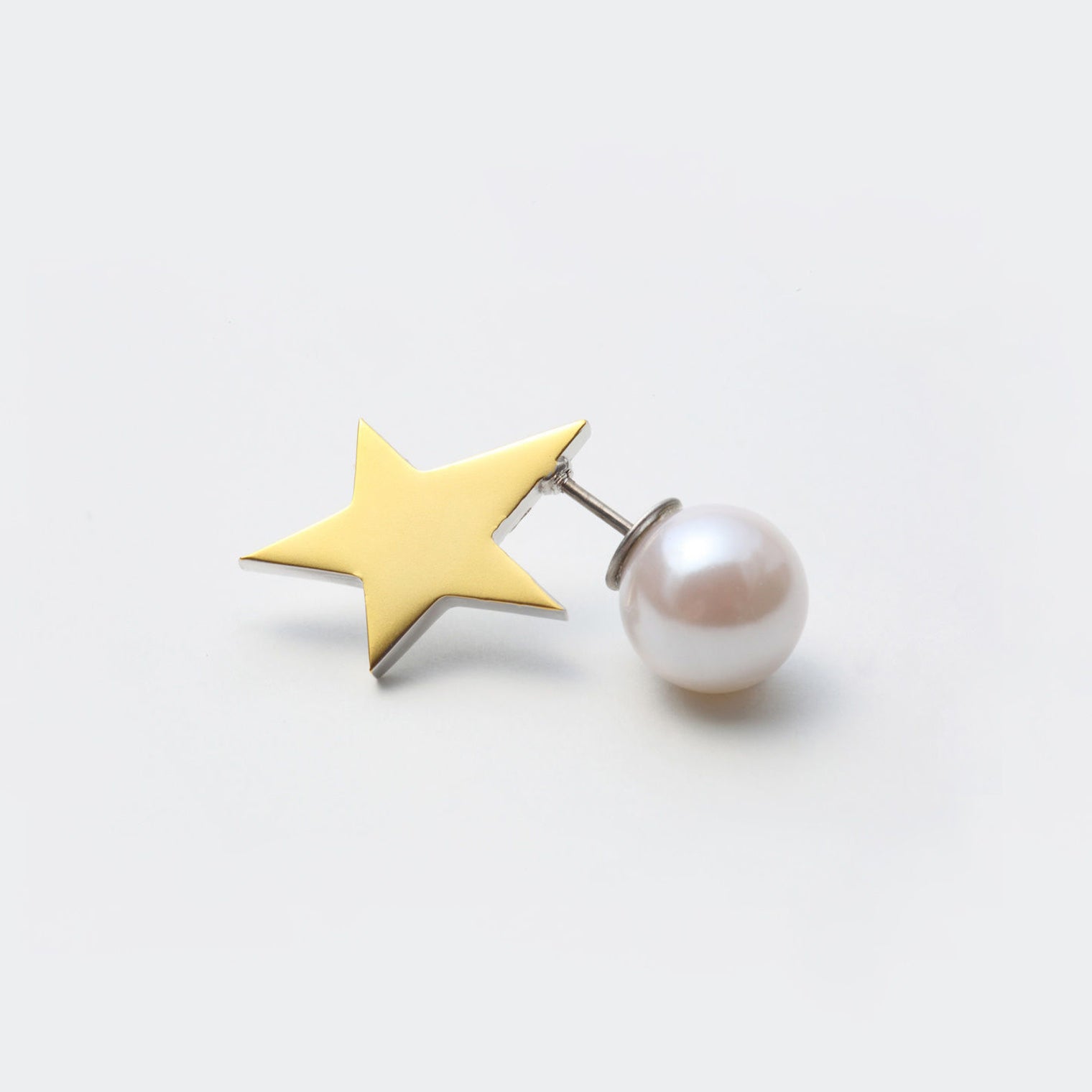 star pierce (reversible / small /gold×silver)