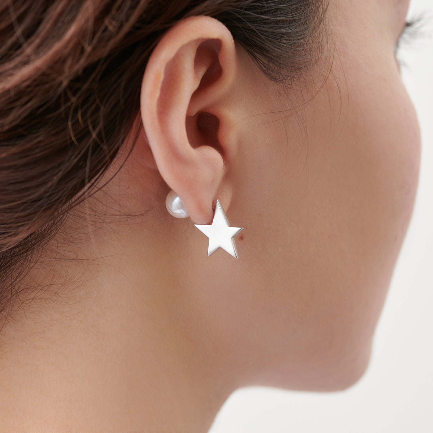 star pierce (reversible / small /gold×silver)