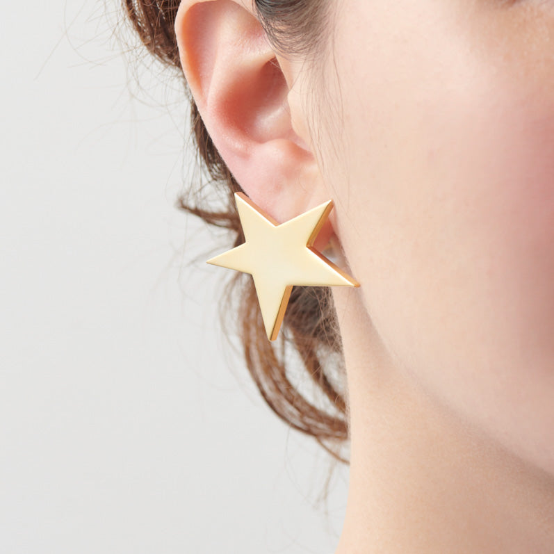 star pierce (large / gold)