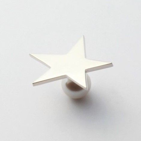 star pierce (large / silver)