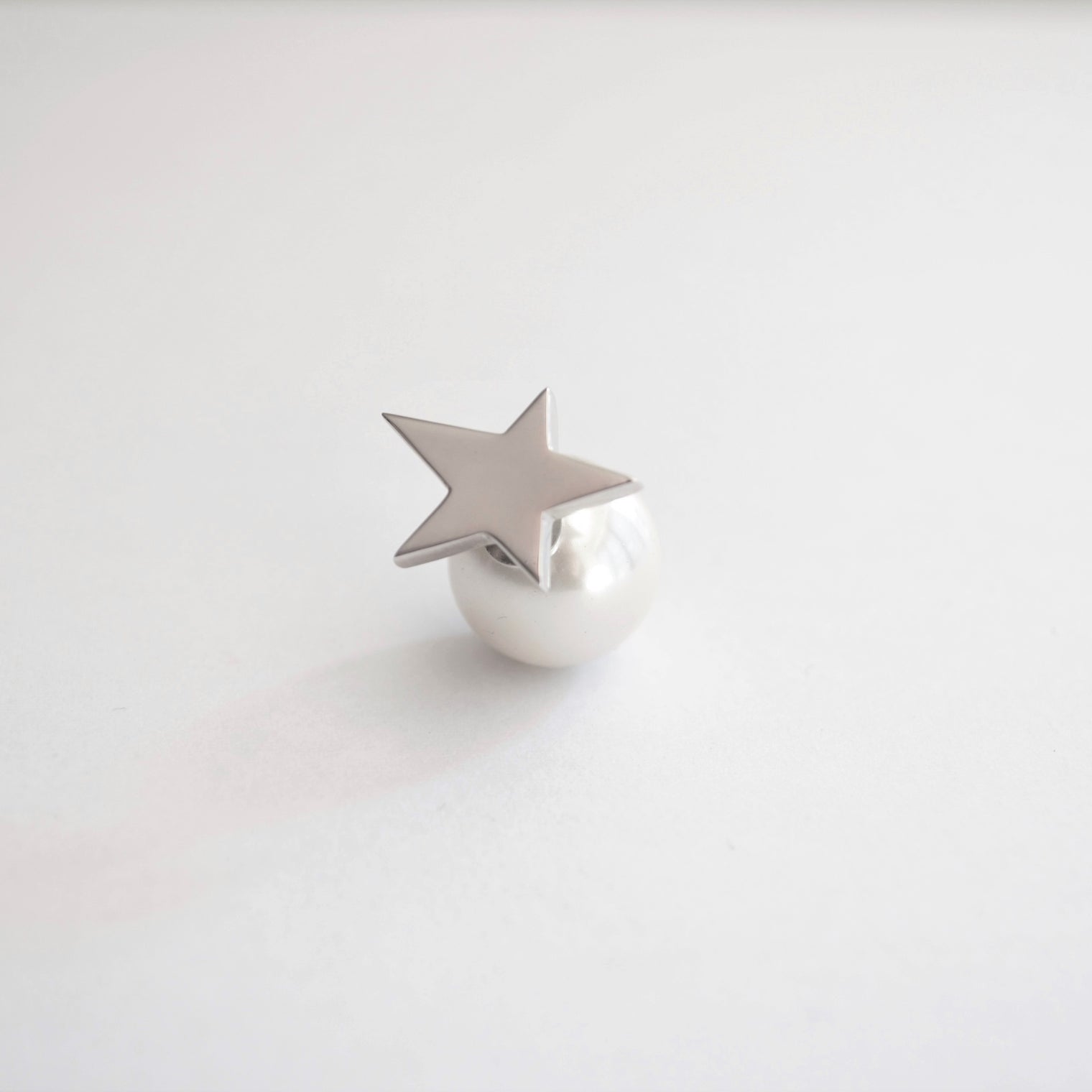 star pierce (small / silver)