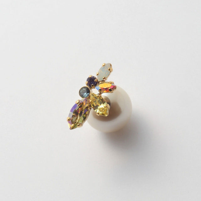bijoux crystals pearl pierce