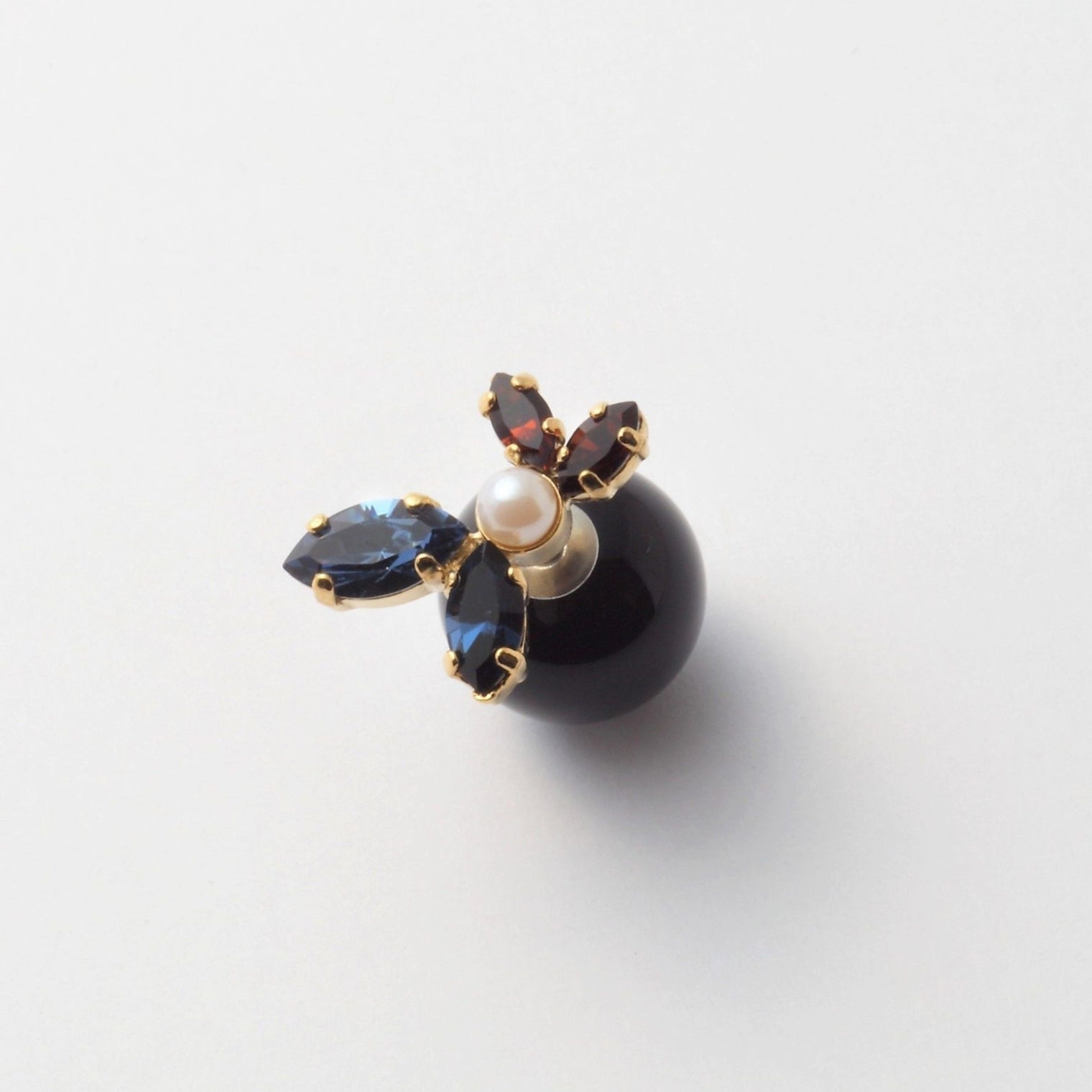 bijoux crystals pearl pierce