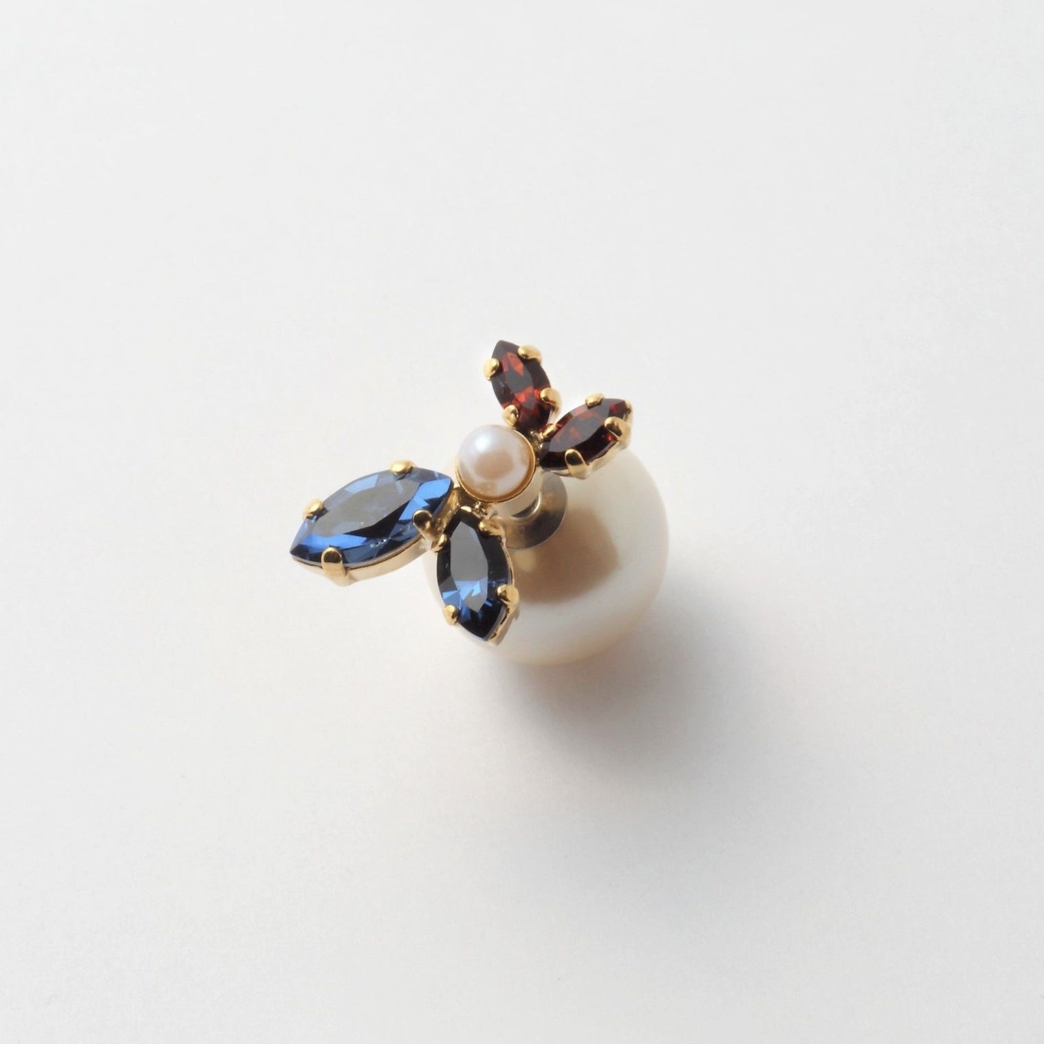 bijoux crystals pearl pierce