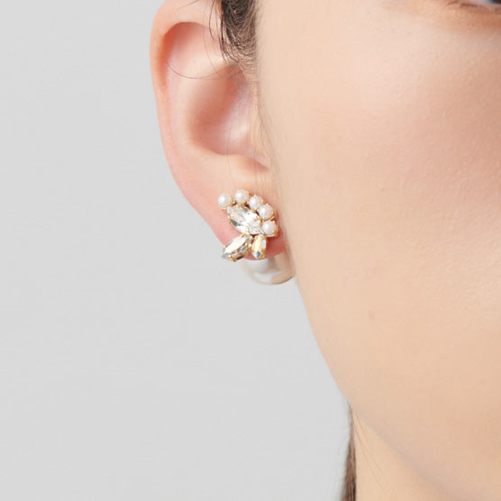 bijoux crystals pearl pierce