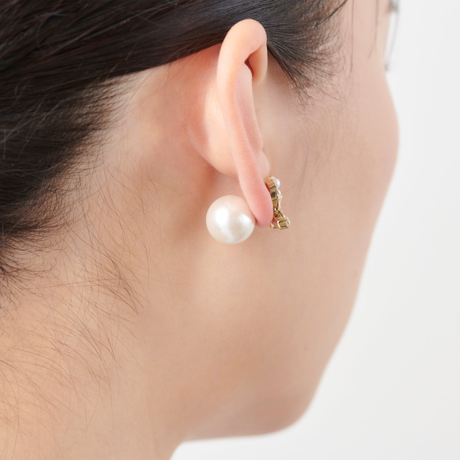 bijoux crystals pearl pierce