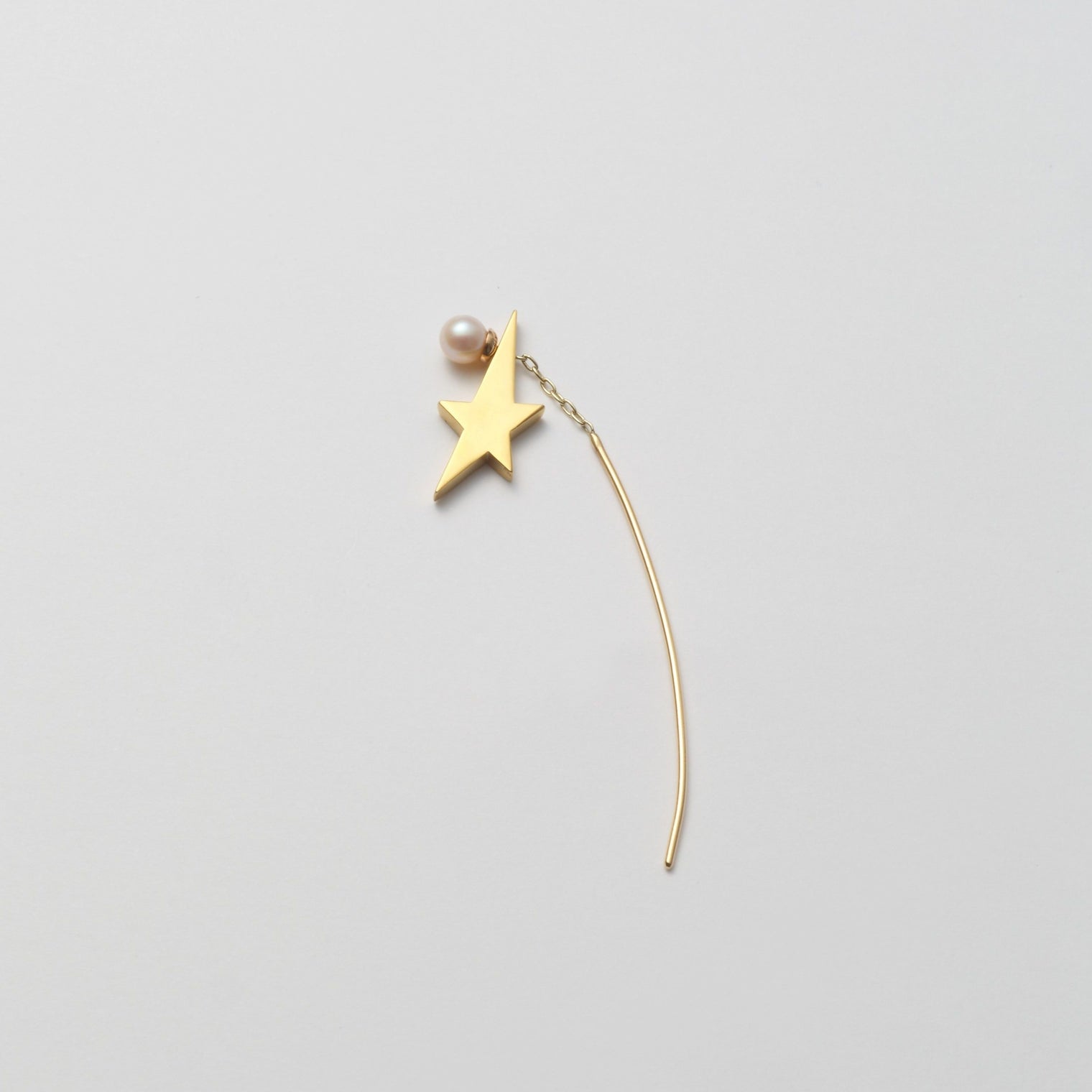 2way star pierce (Gold / Pearl )