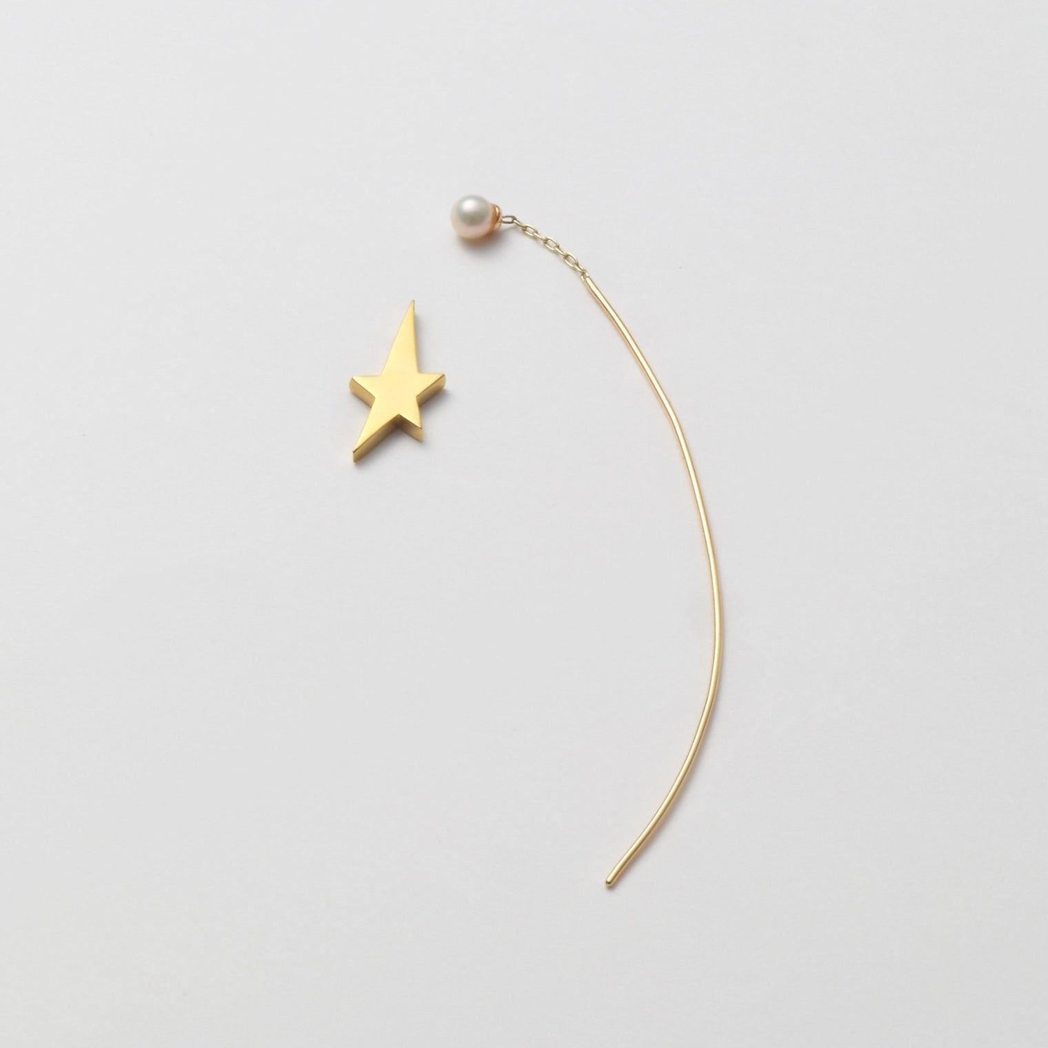 2way star pierce (Gold / Pearl )