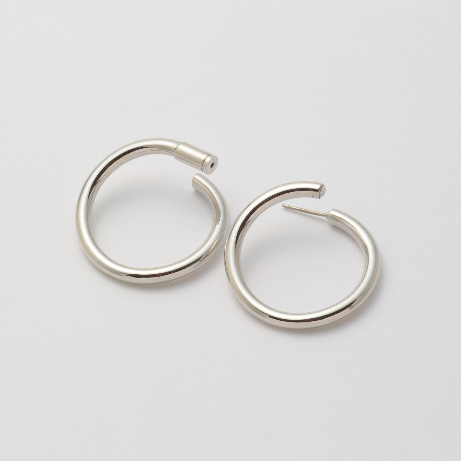 Silver line pierce (30mm line×30mm line / crystal glass)