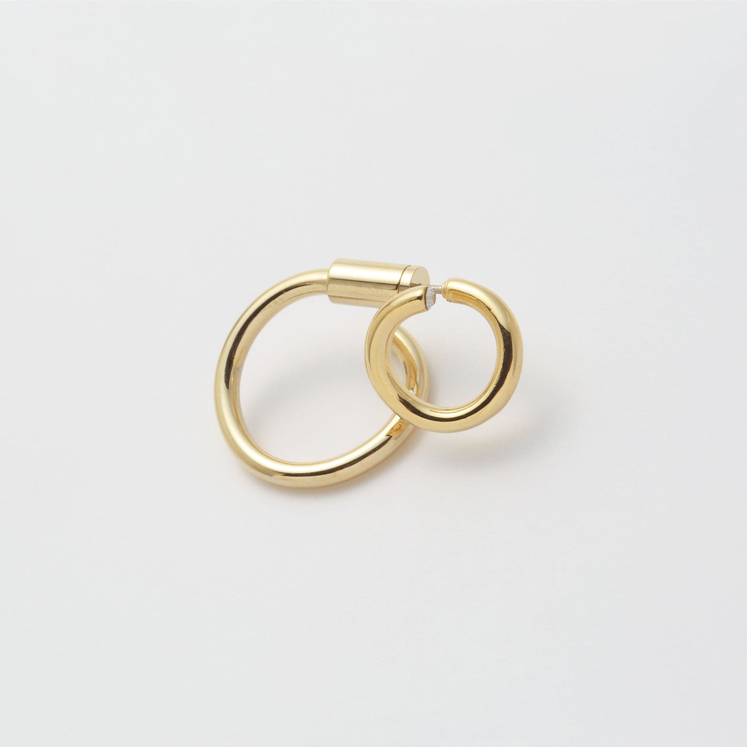 Gold line pierce(13mm line×19mm line/crystal glass/Gold)