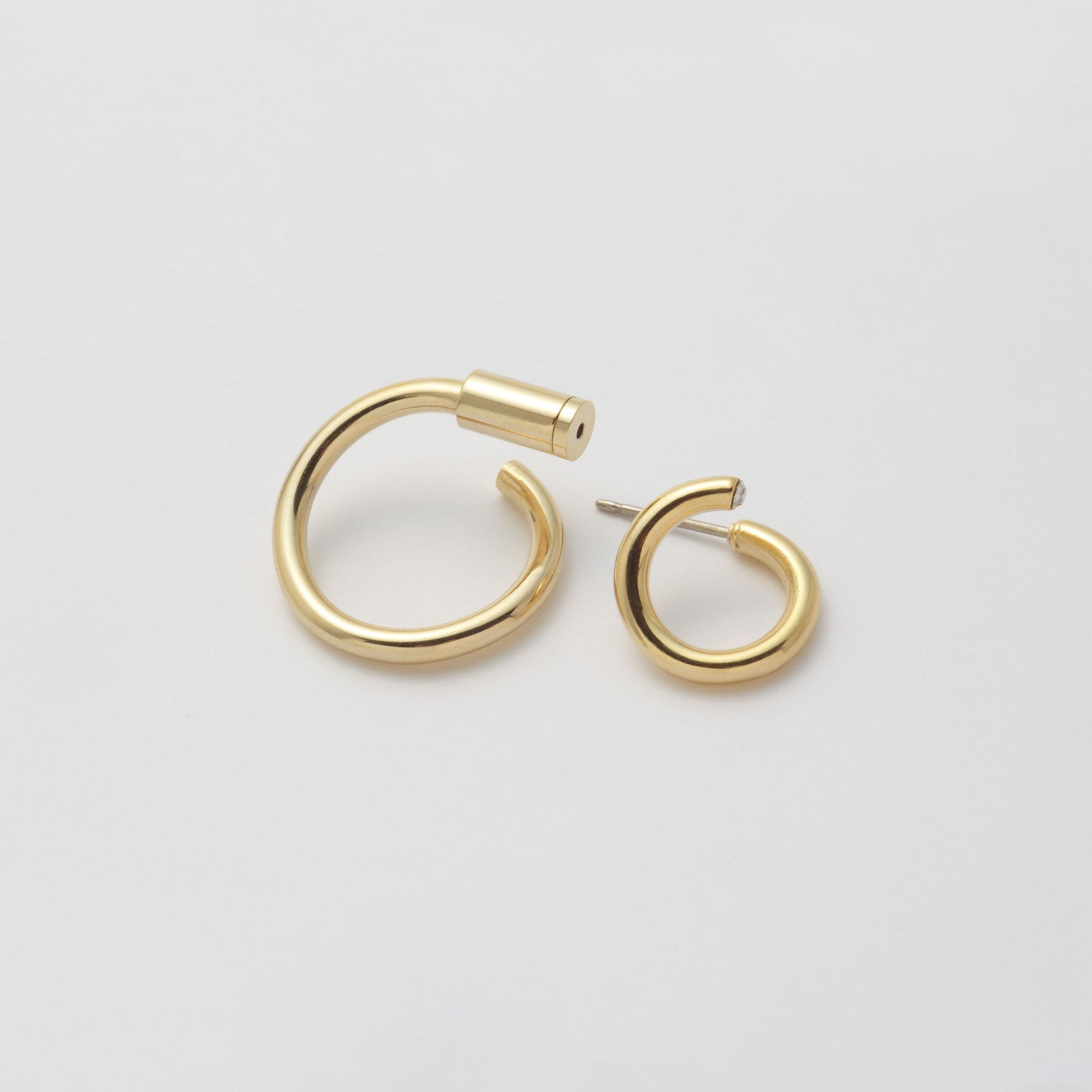 Gold line pierce(13mm line×19mm line/crystal glass/Gold)