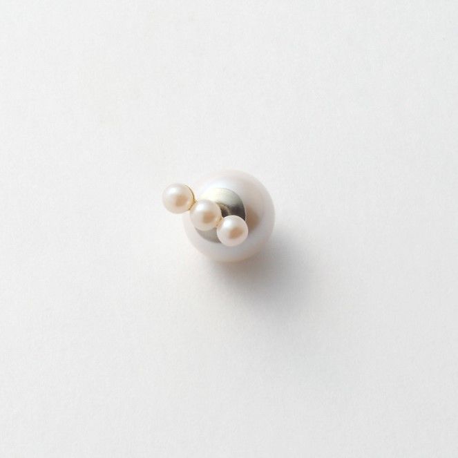 three pearls pierce (3mm×3pearl)