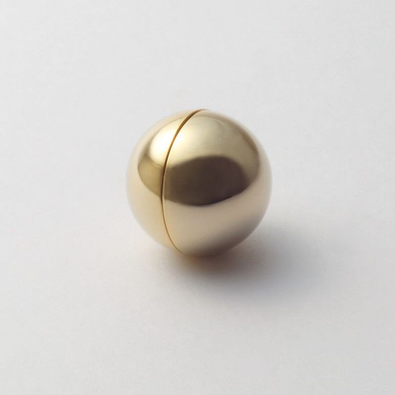 25mm sphere pierce (gold)