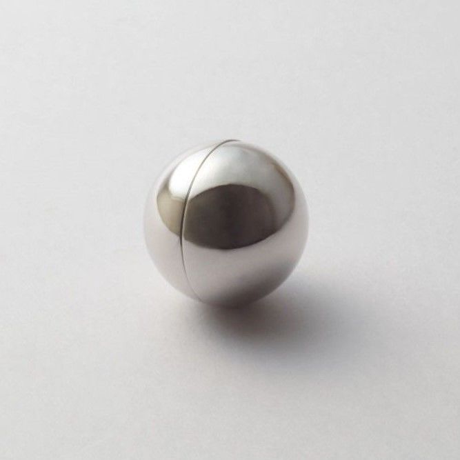 25mm sphere pierce (silver)