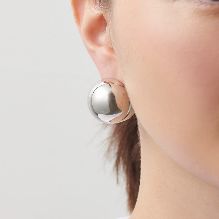 25mm sphere pierce (silver)