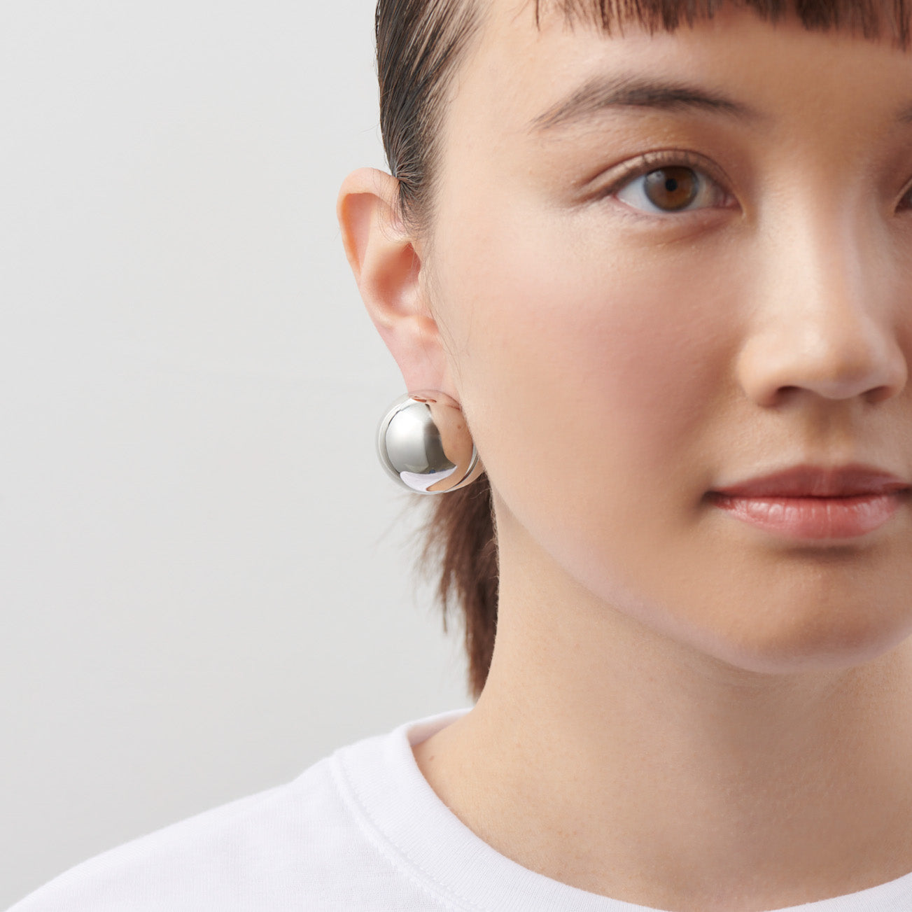 25mm sphere pierce (silver)