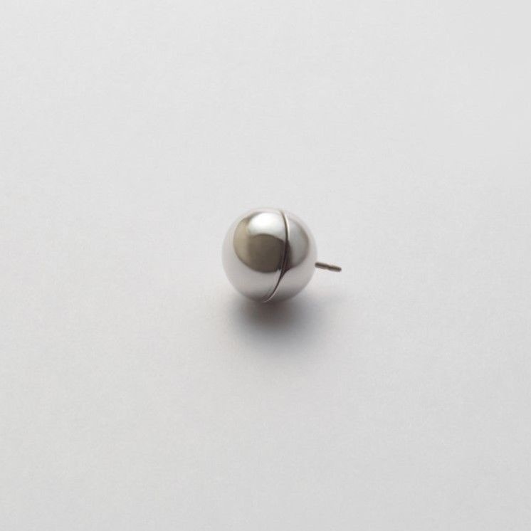 10mm sphere pierce (silver)