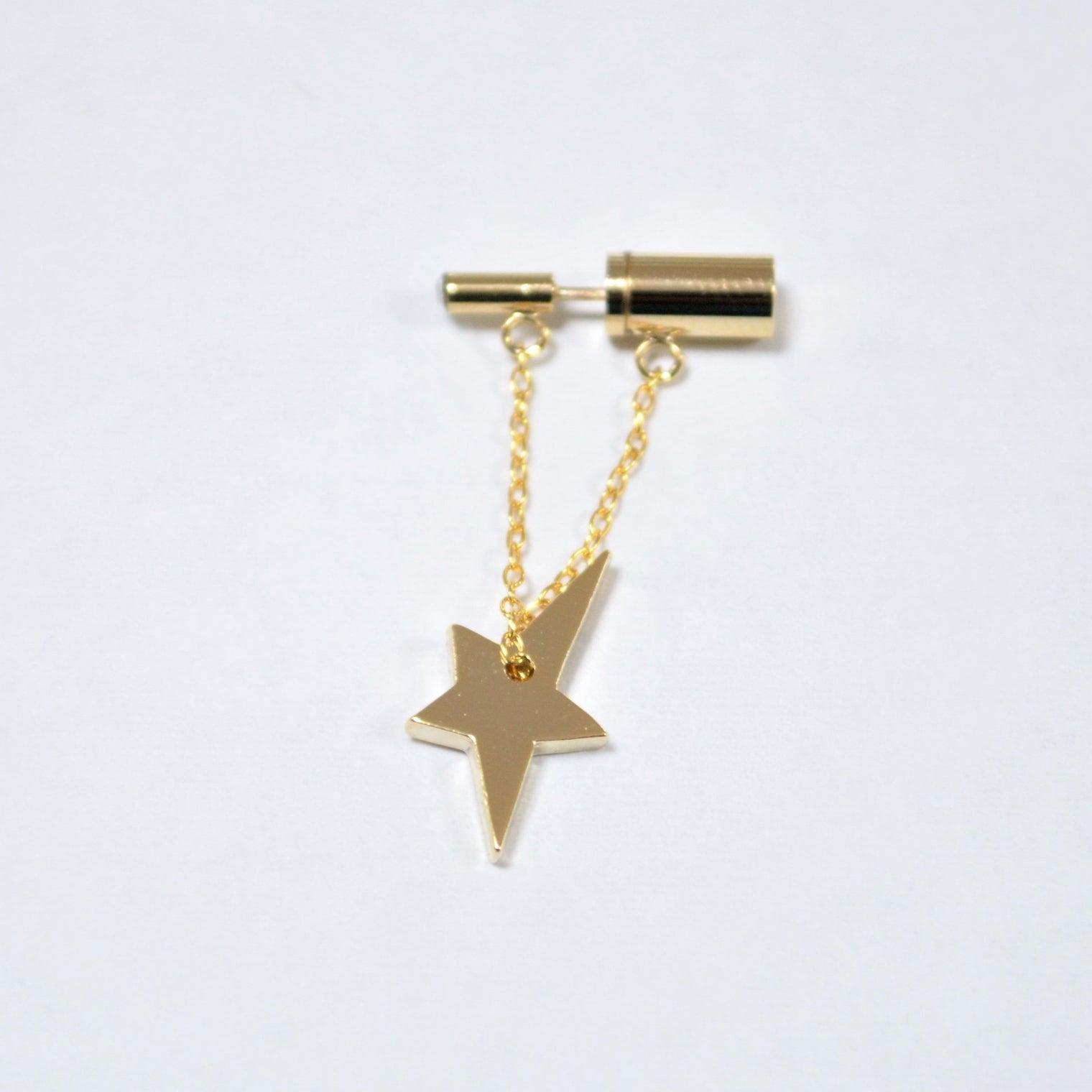 shine star pierce (cubic zirconia / K10 post / shine star)