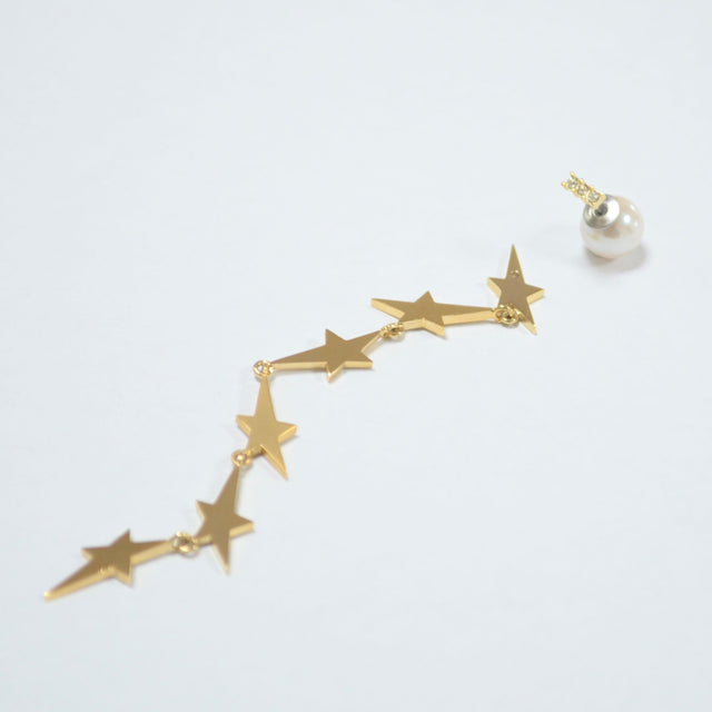 2way star pierce(6star/cubiczirconia/9㎜ pearl catch)