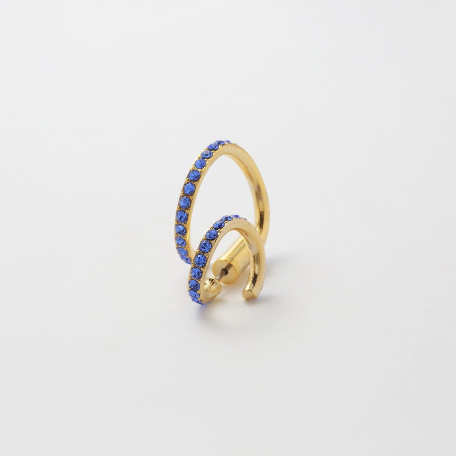 Sapphire line pierce(13㎜ line×19㎜ line/crystal glass)