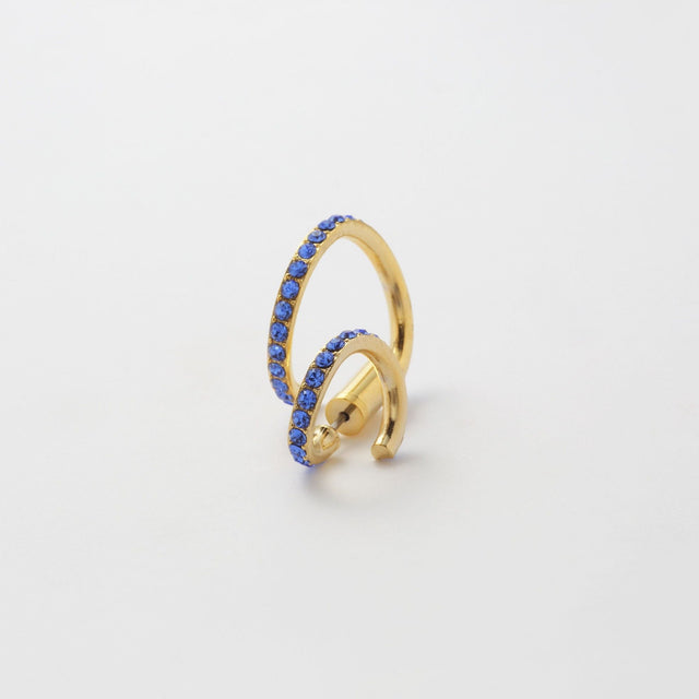 Sapphire line pierce(13㎜ line×19㎜ line/crystal glass)