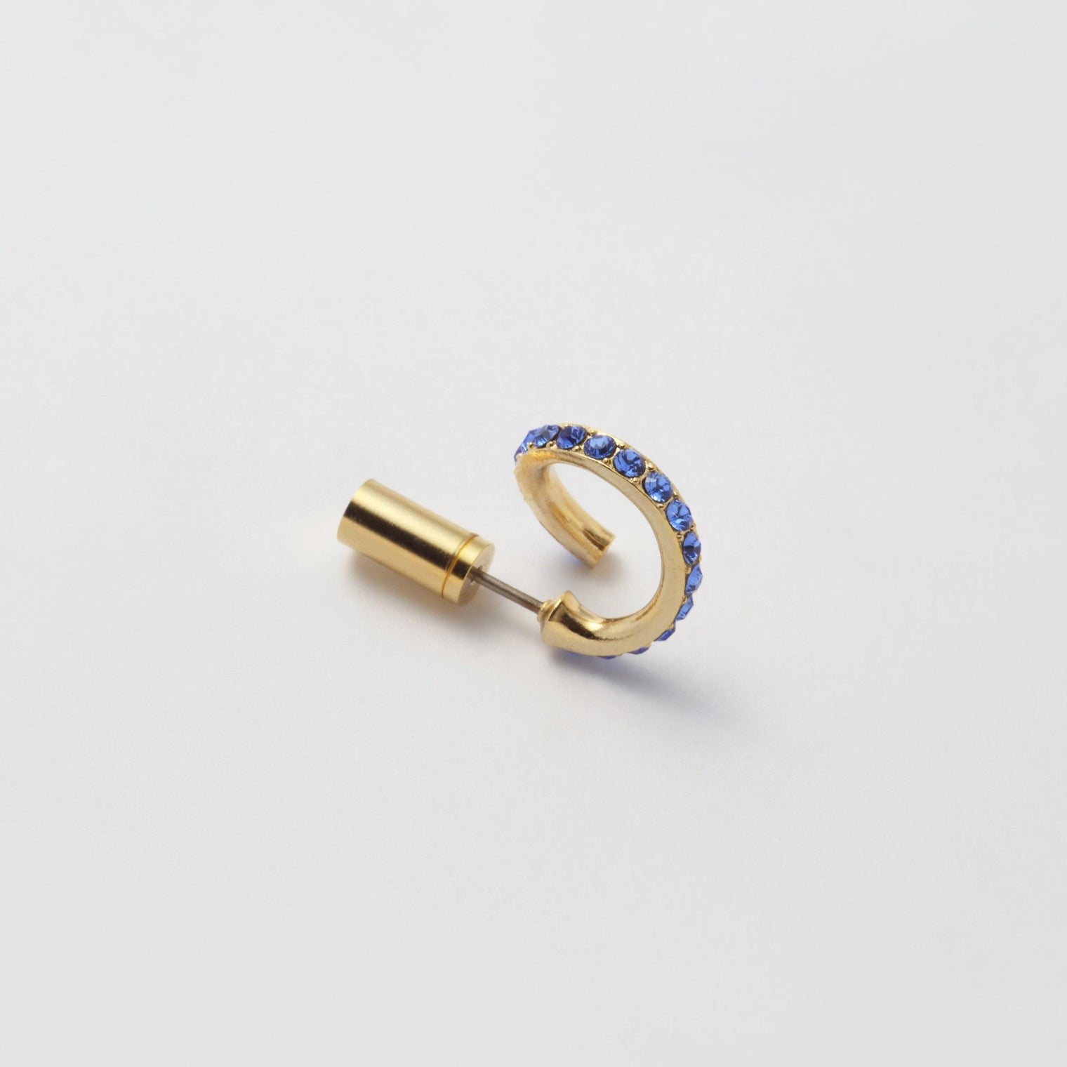 sapphire line pierce(13㎜ line/Vertical type/crystal glass)