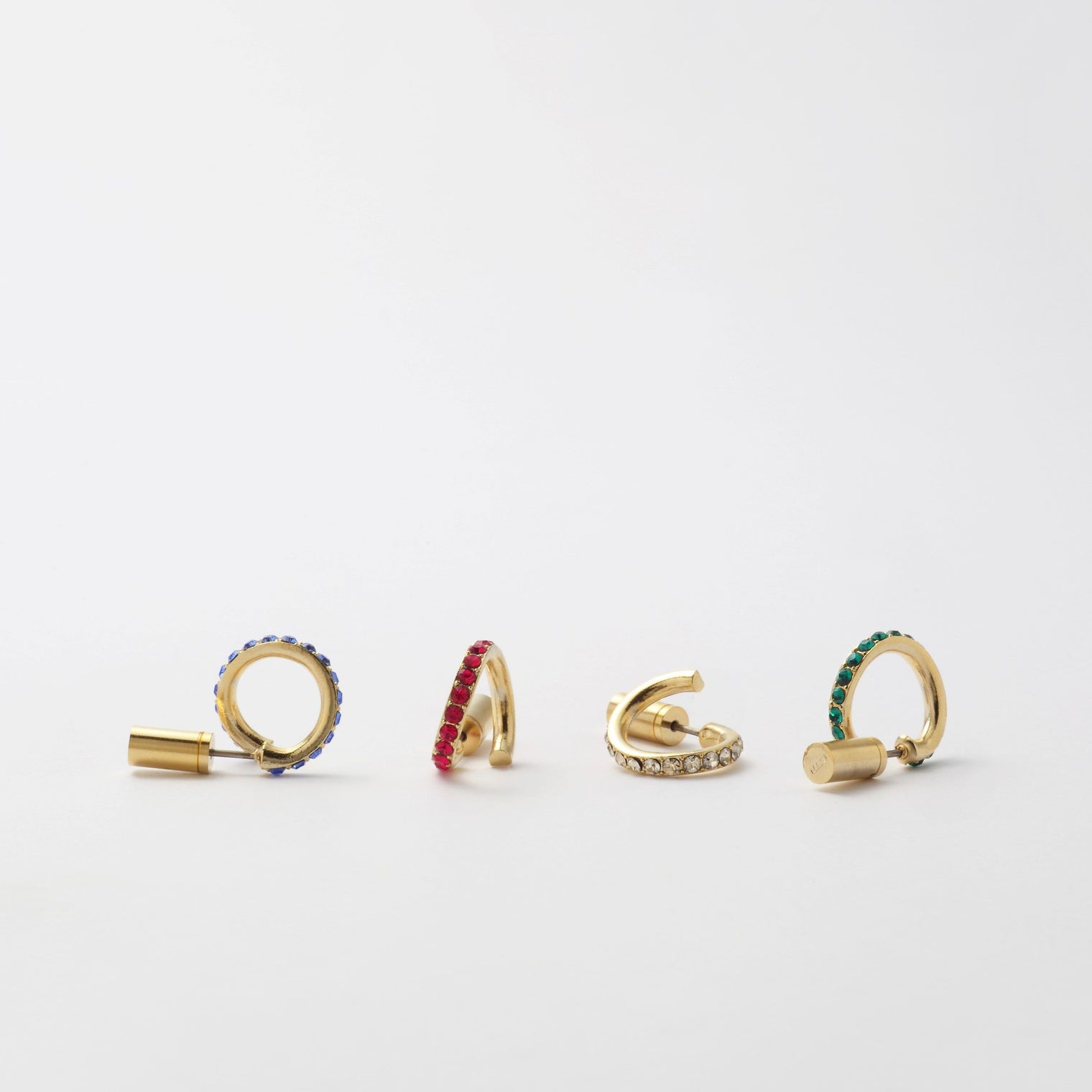 sapphire line pierce(13㎜ line/Vertical type/crystal glass)