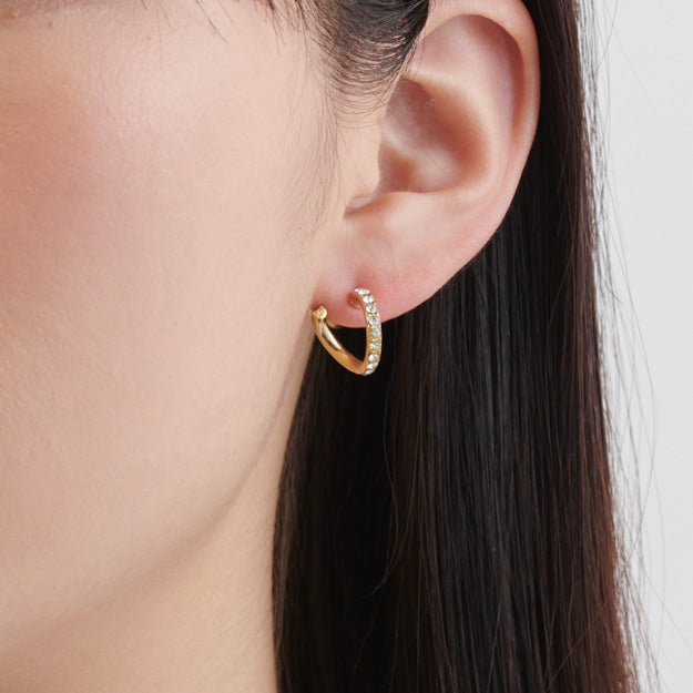 Diamond line pierce(13mm line/Vertical type/crystal glass)