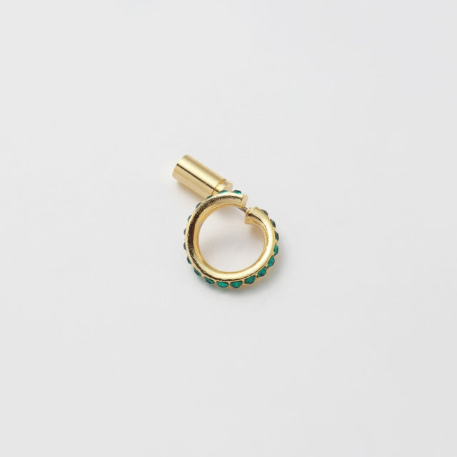 Emerald line pierce(13mm line/Vertical type/crystal glass)